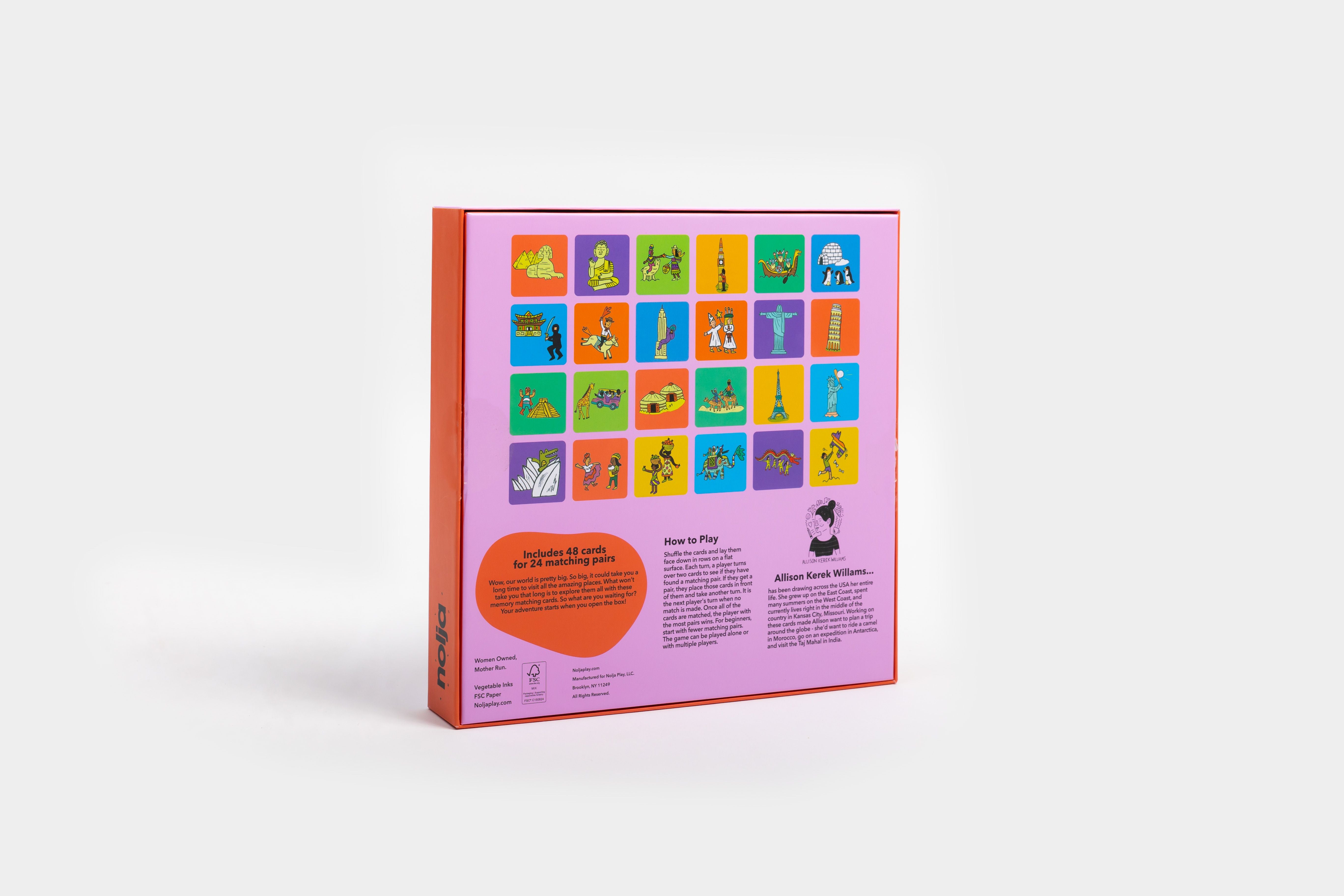 Wonderful World Memory Matching Game