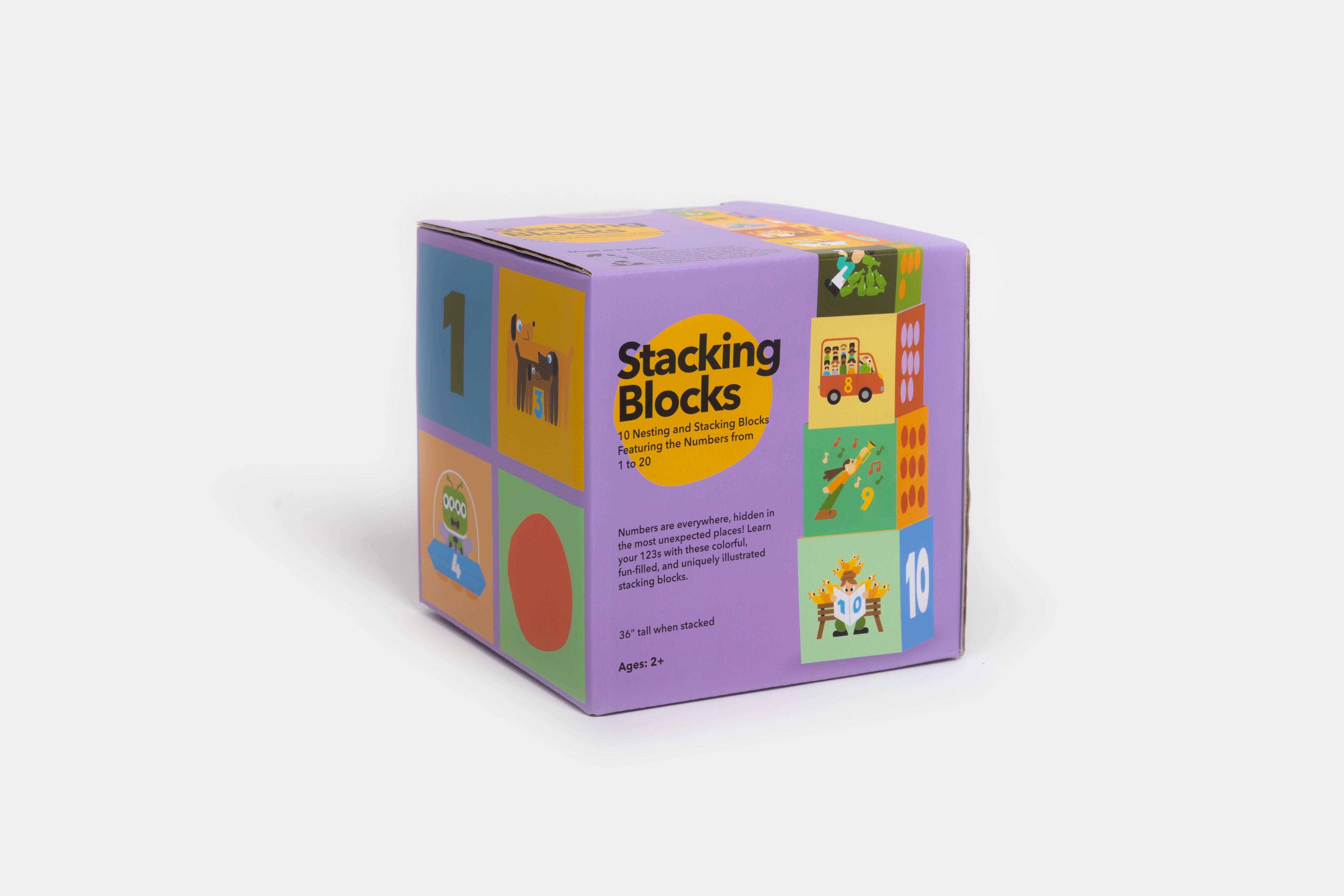 Numbers Stacking Blocks