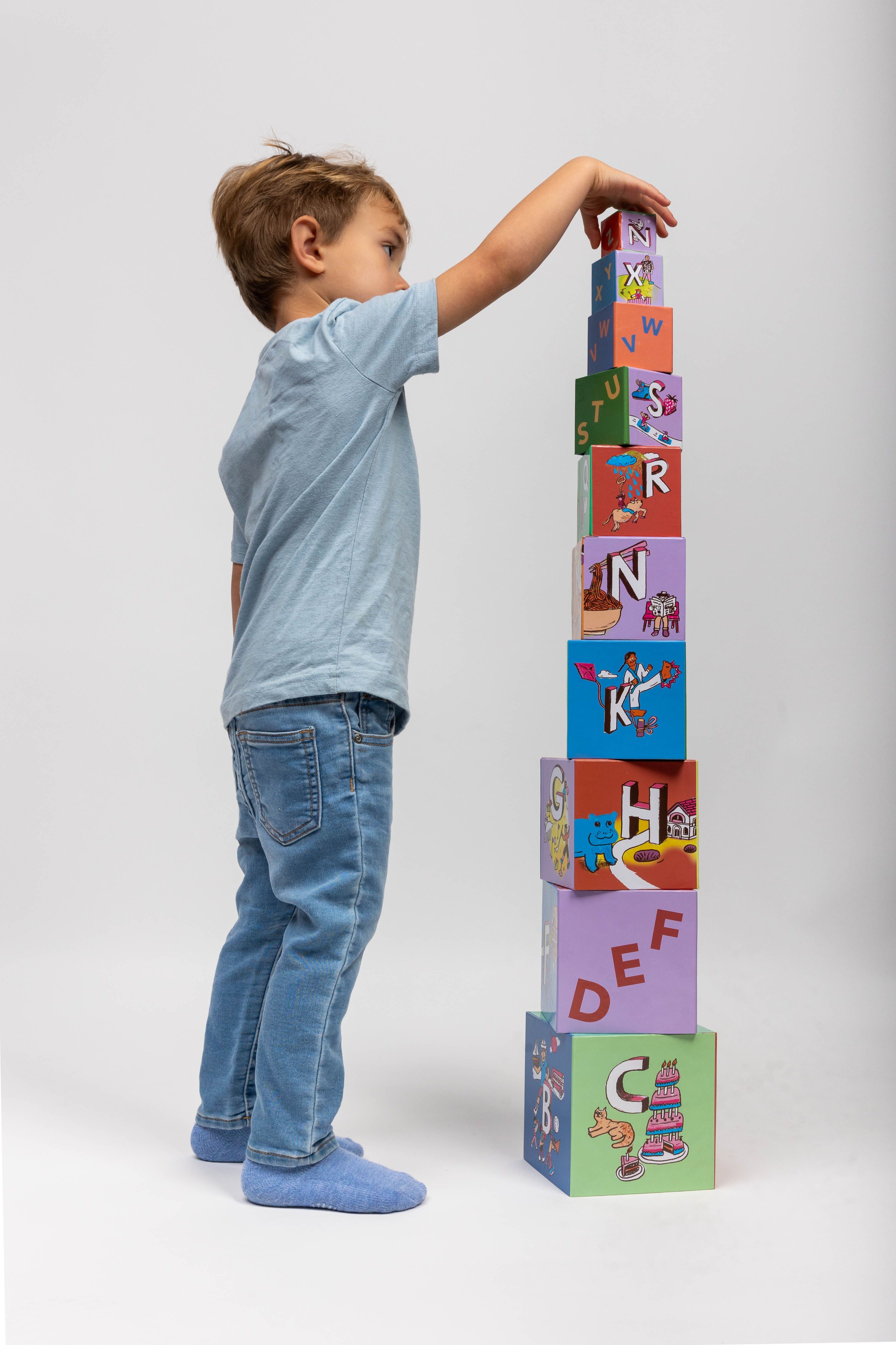 Alphabet Stacking Blocks