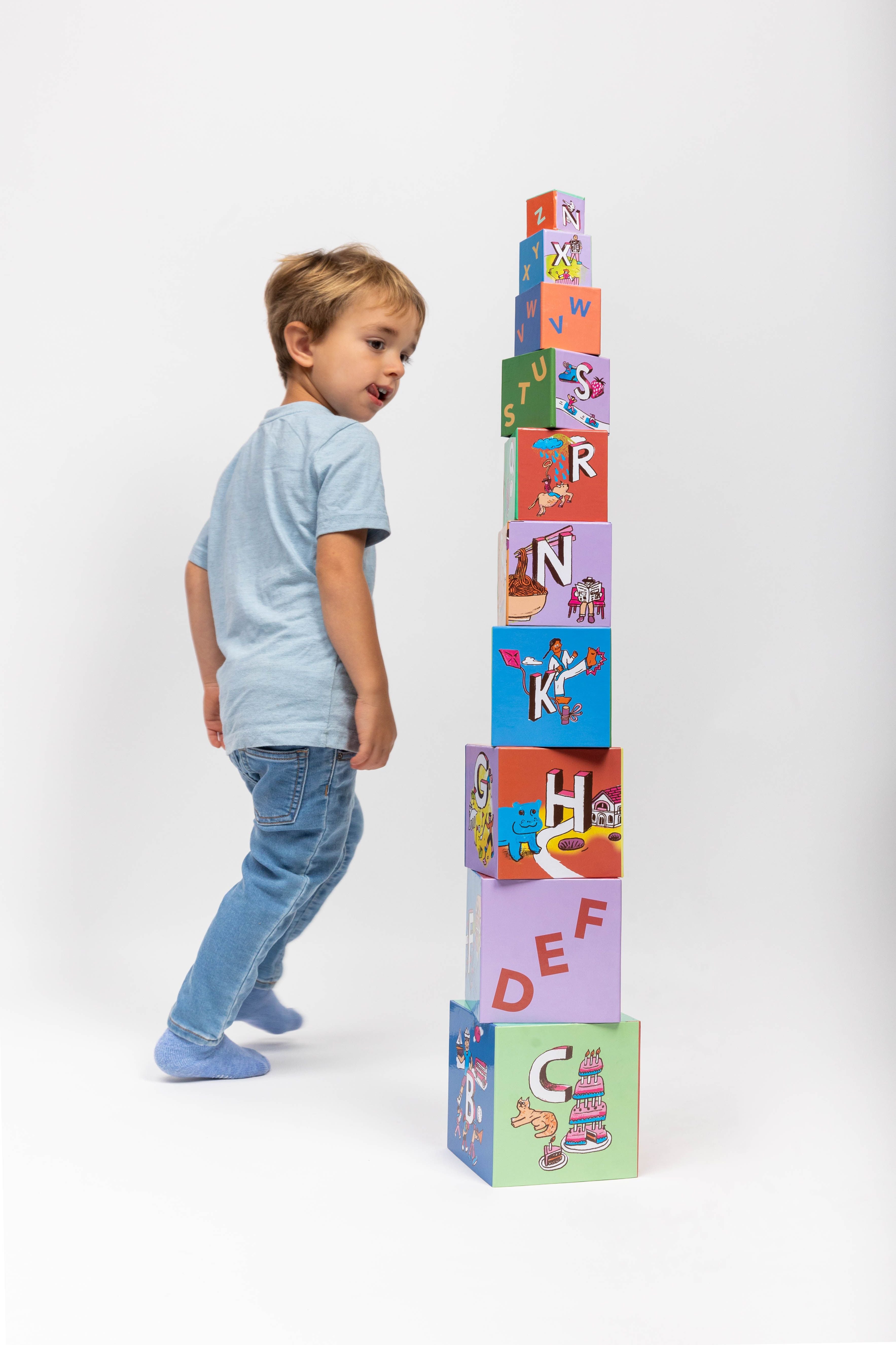 Alphabet Stacking Blocks